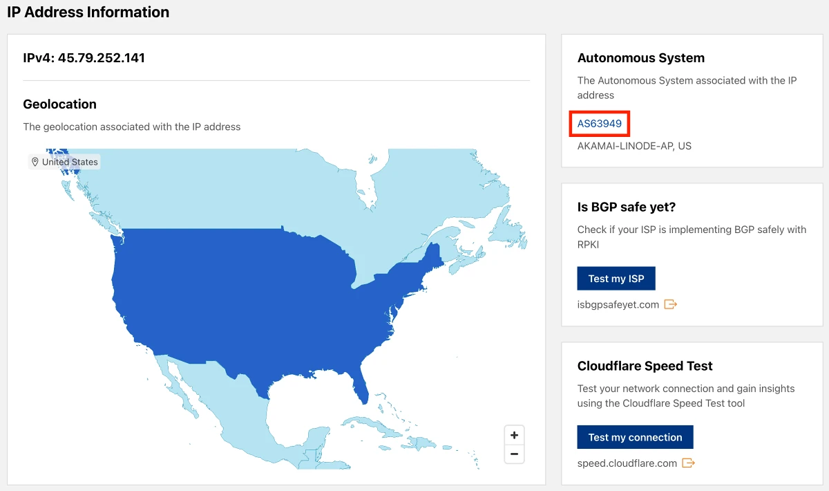 ASN info cloudflare